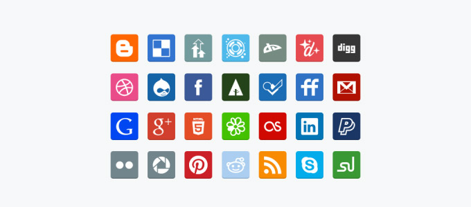 free-social-icoon-sets